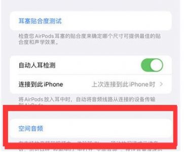 怎么用iPhone 14 Pro打开AirPods Pro的空间音频功能？